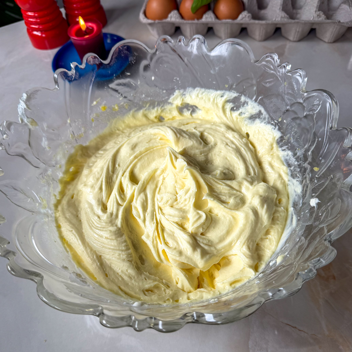 Mix together the cream cheese pudding mixture & layer onto the graham cracker crust!