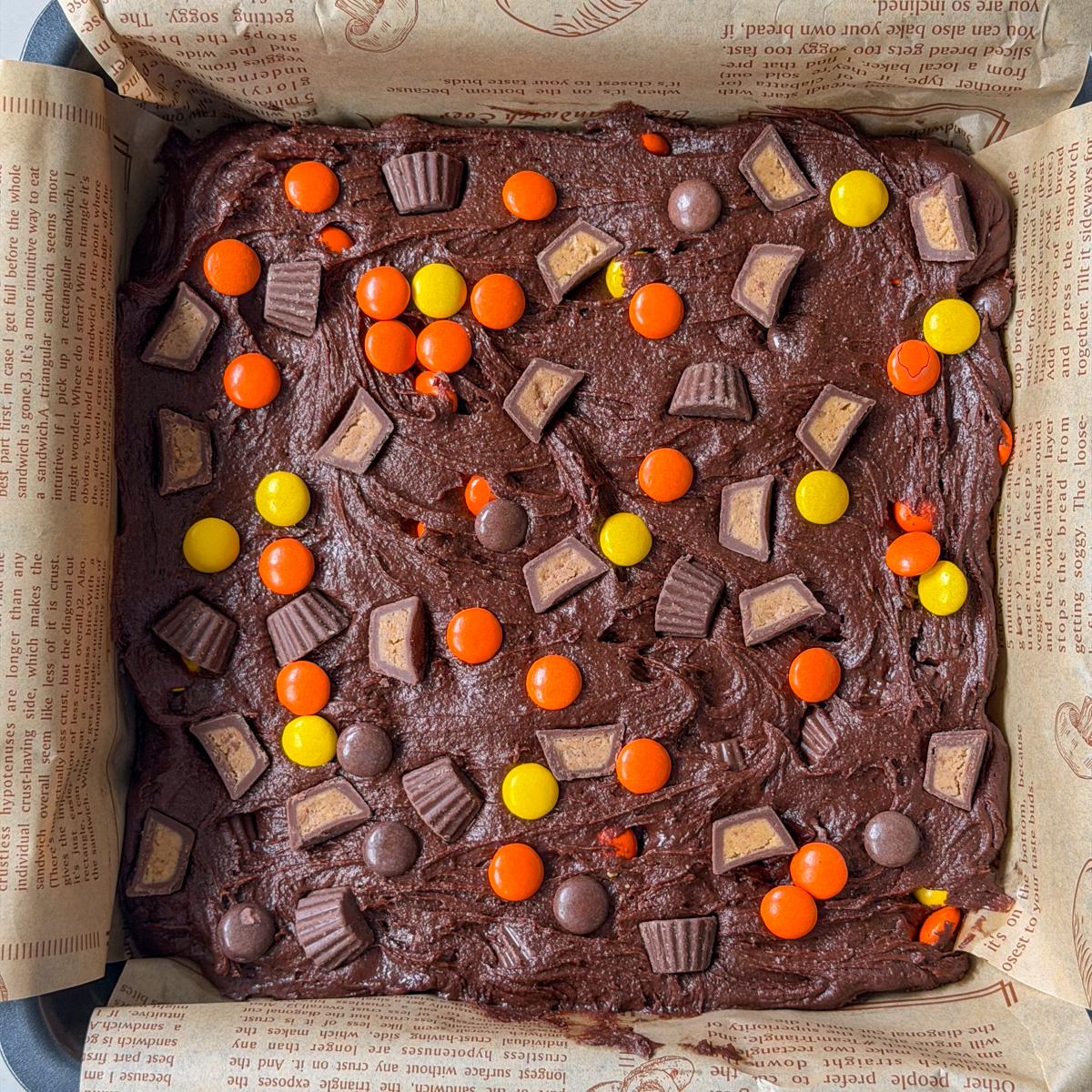 reese cup brownies