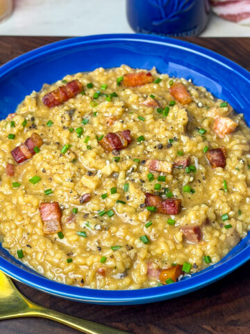 bacon risotto