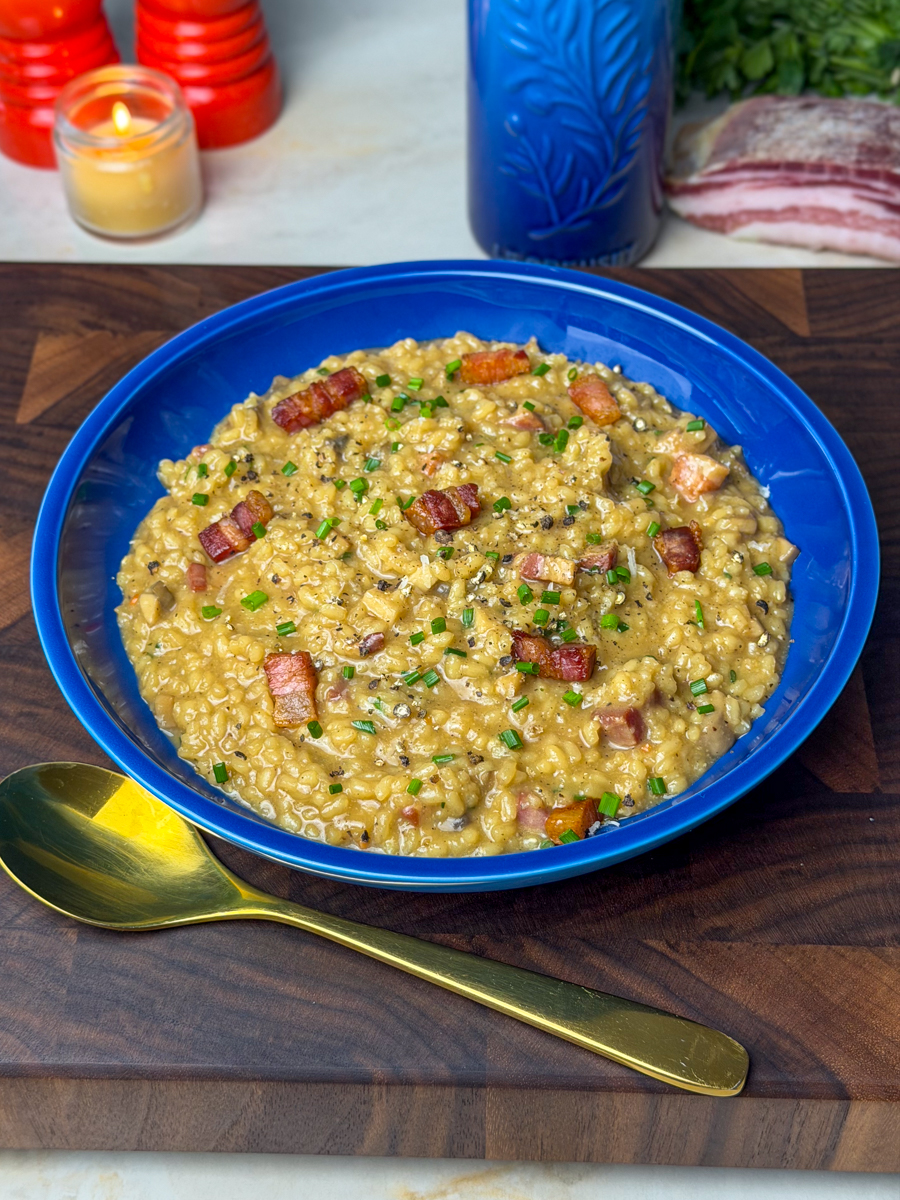 bacon risotto
