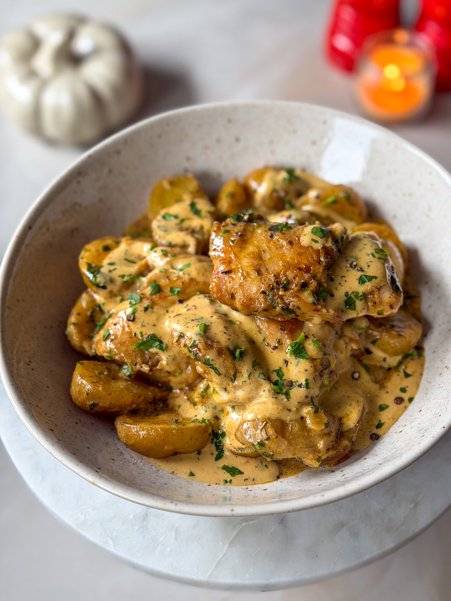 slow cooker chicken potatoes