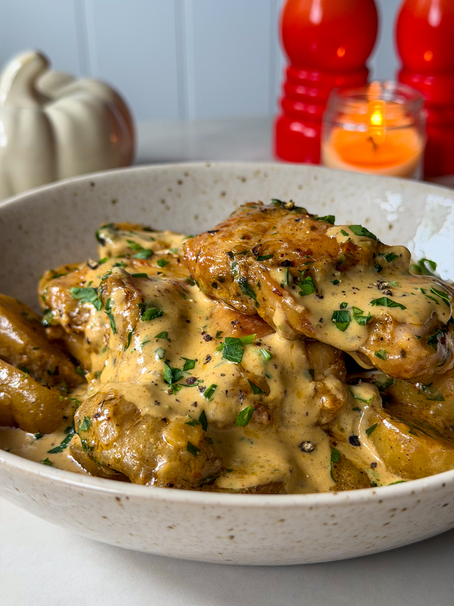 slow cooker chicken potatoes