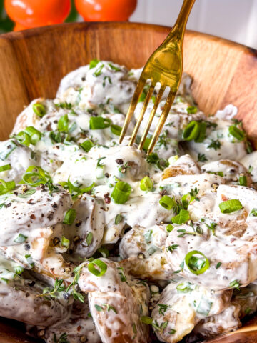 crispy smashed potatoes
