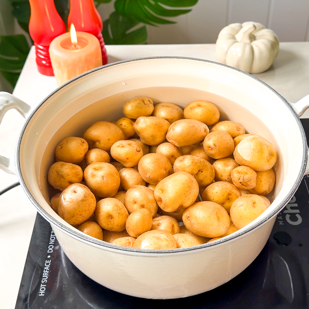crispy smashed potatoes