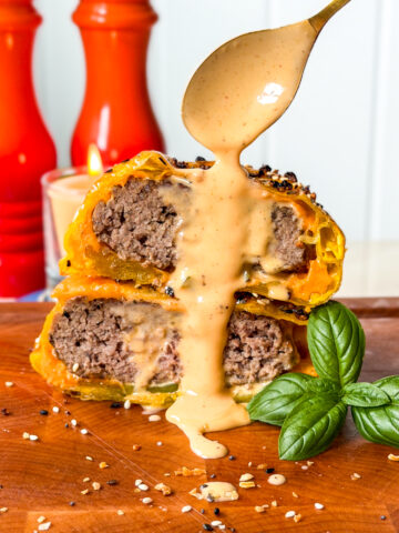 Rice paper burgers