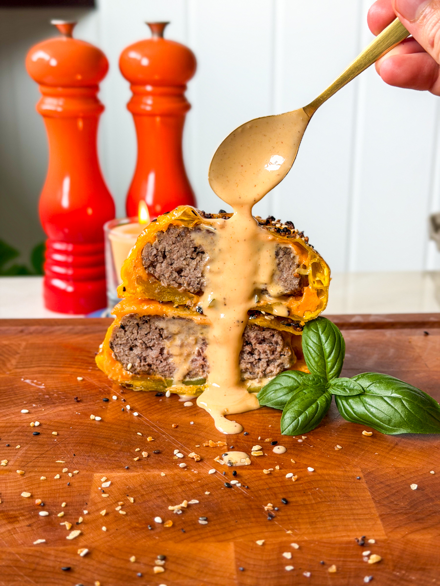 Rice paper burgers