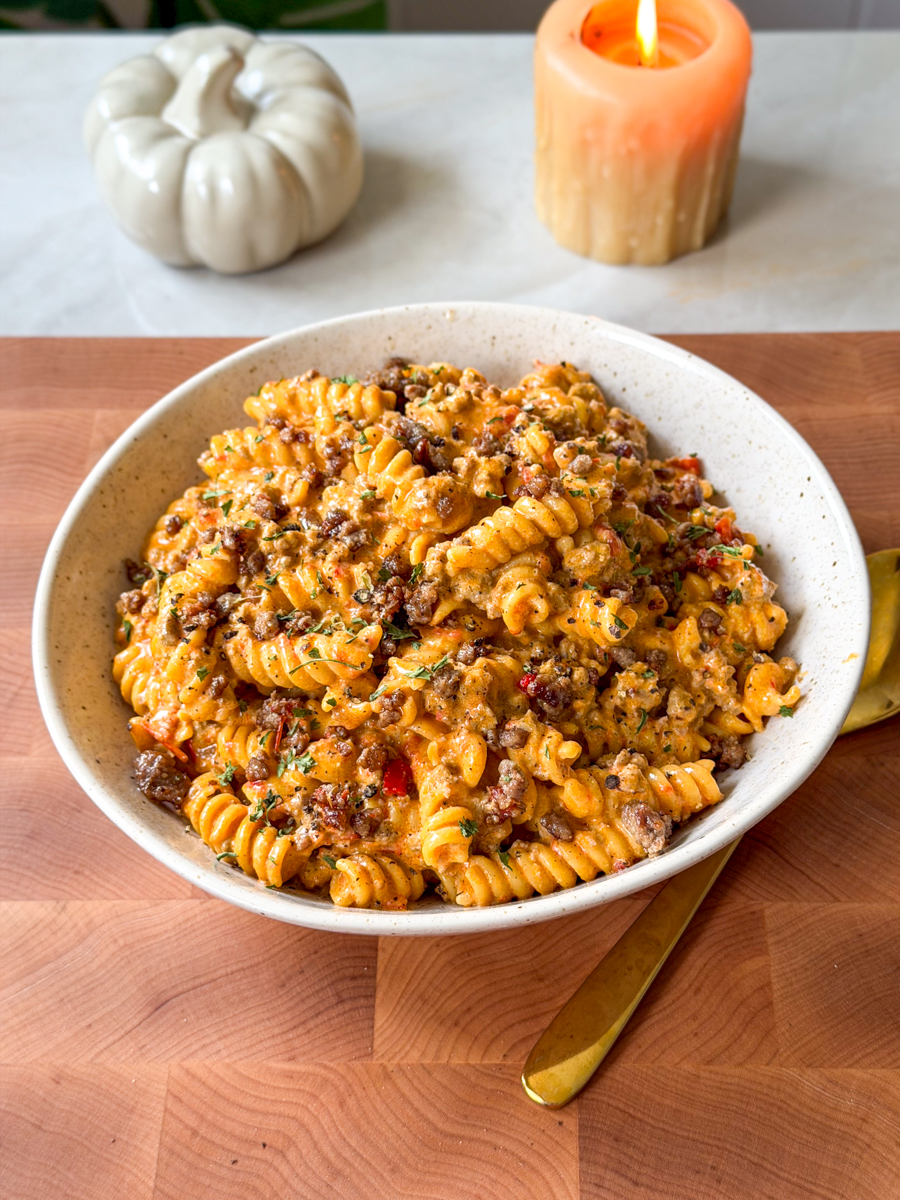 creamy beef pasta